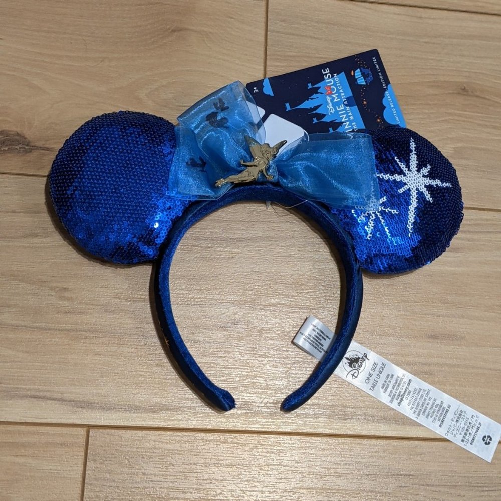 NWT Disney September Peter Pan MMMA Minnie Mouse Main Attraction Ear